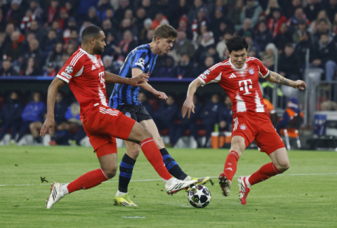 '출전하면 잘한다' 김민재, 깔끔한 모습…뮌헨, 아탈란타 꺾고 챔스리그 8강