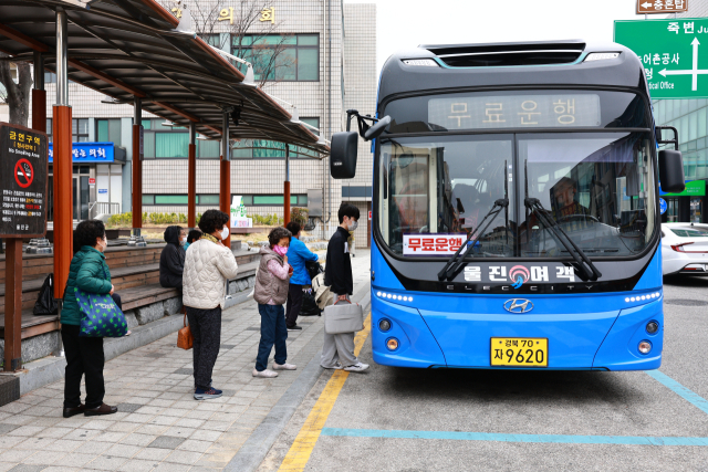 울진군 무료버스. 울진군 제공
