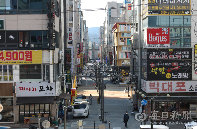 팔거역에서 강북소방서로 이어지는 