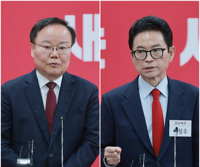 국힘 경북도지사 후보 경선, 이철우 vs 김재원 맞대결