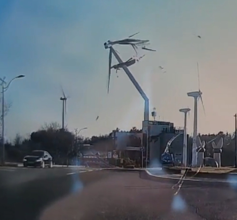 경북 영덕군 풍력발전단지 내 풍력발전기 이번엔 인명사고…1명 사명, 2명 행불