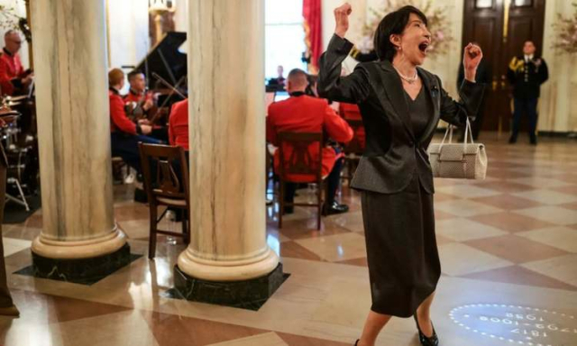 미국 백악관을 방문한 다카이치 사나에 일본 총리. 미 백악관