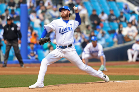 삼성라이온즈, 기아타이거즈와의 시범 2연전 1승1패