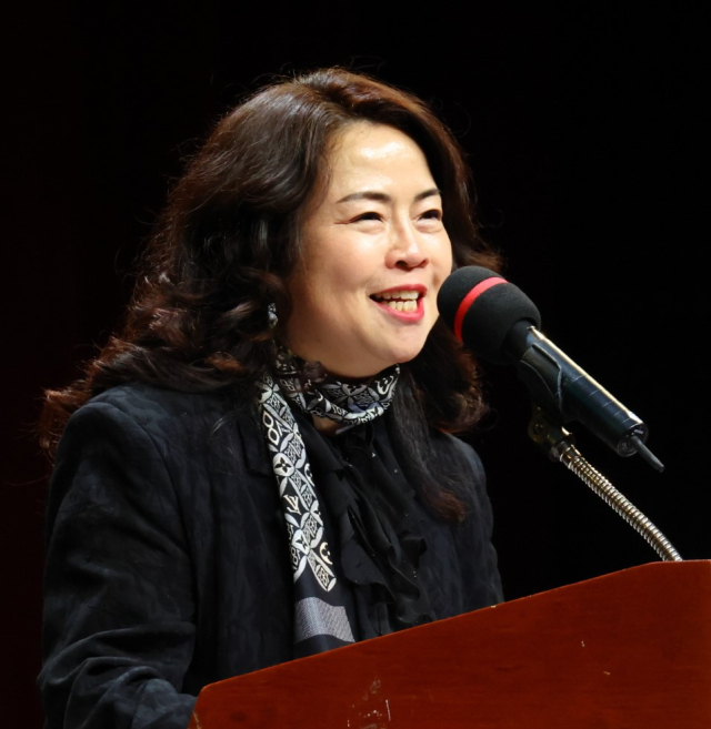 박진숙 제13대 한국예총 안동지회장이 21일 취임했다. 예총 안동지회 제공