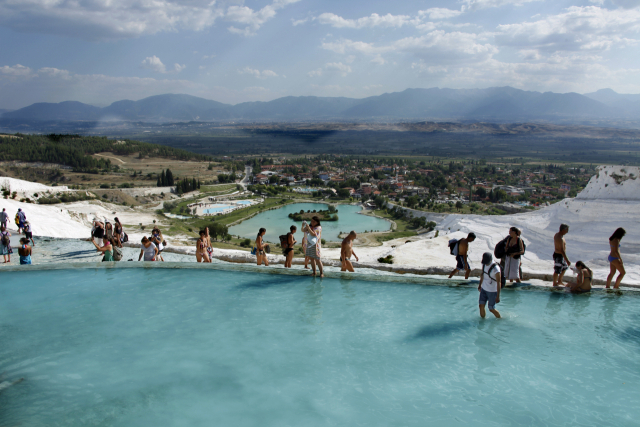 파묵칼레 석회수 온천. 박순국 전 경일대 교수 제공