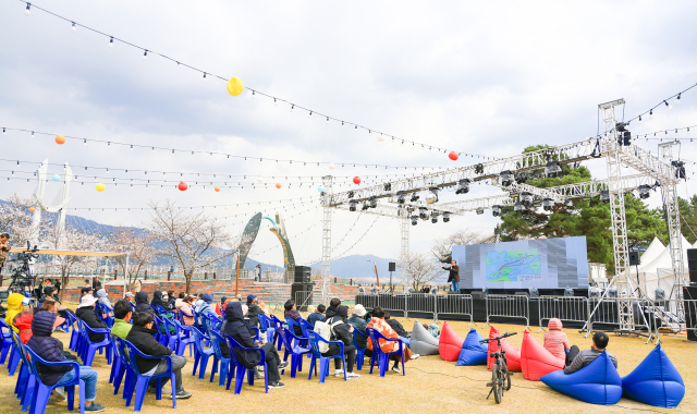 구례 300리 벚꽃축제 행사장 모습. 구례군 제공