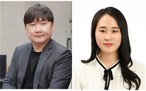 왼쪽부터 김경환 포항공과대학교 화학과 교수, 유선주 포항공대 석·박사통합과정생(화학). 과학기술정보통신부 제공