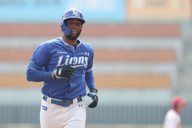 삼성 라이온즈의 르윈 디아즈. 삼성 제공