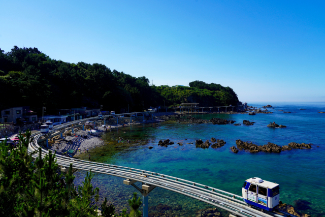 죽변해안스카이레일. 울진군 제공