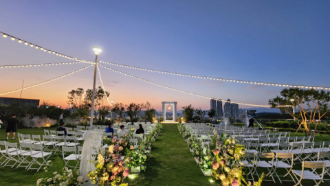 사계절 자연을 무대로…호텔 수성 정원형 웨딩 '라 포레 수성'