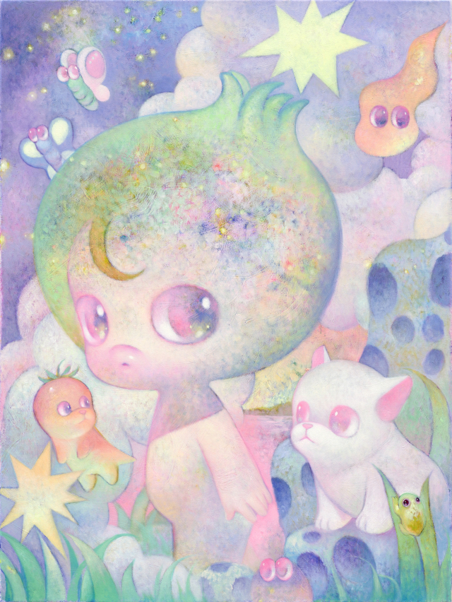 이소연, Onion, 2024, Oil and acrylic on canvas, 122.3x91.5cm