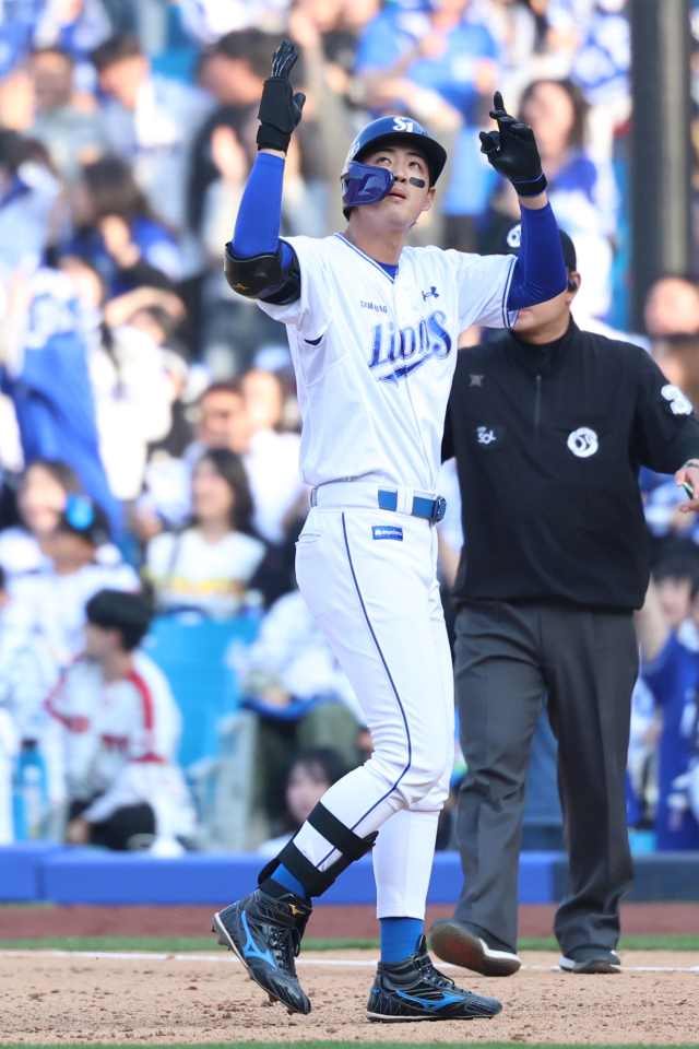 삼성 라이온즈의 구자욱. 삼성 제공