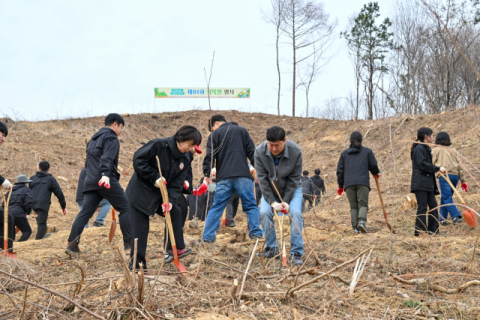 영주시, 제81회 식목일 기념 행사로 산벚나무 368본 식재