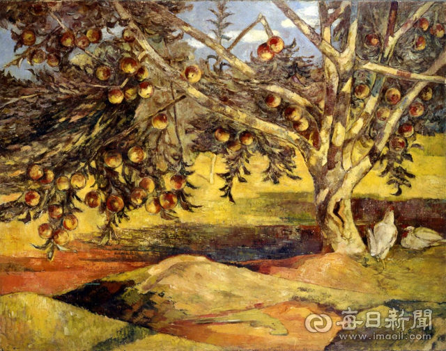 대구를 대표하는 화가 이인성의 1939년 유화 작품 