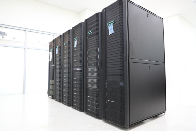 국립금오공대 슈퍼컴퓨팅센터에 마련된 슈퍼컴퓨터 모습. 국립금오공대 제공