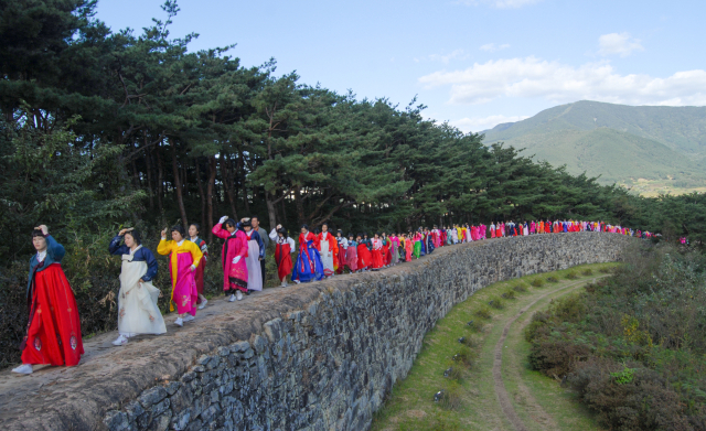 고창읍성 답성놀이 모습. 사진제공=시인,사진작가 김판용