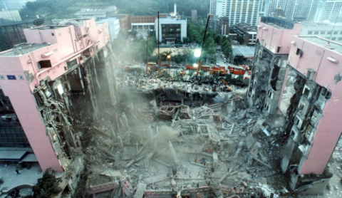 삼풍백화점 참사 다음날, 김영삼 