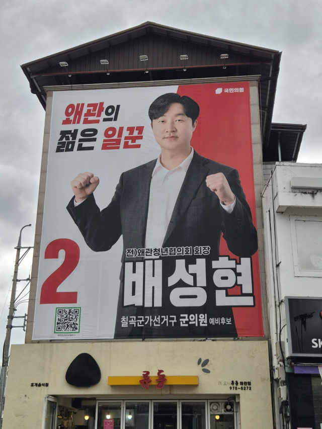 배성현 칠곡군의원 예비후보.