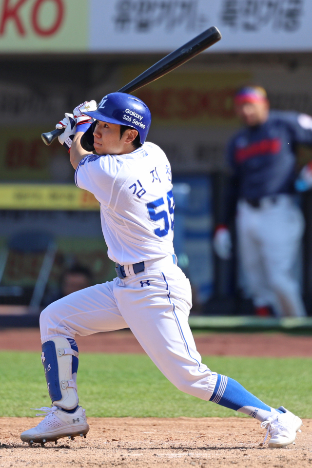 삼성 라이온즈의 김지찬. 삼성 제공