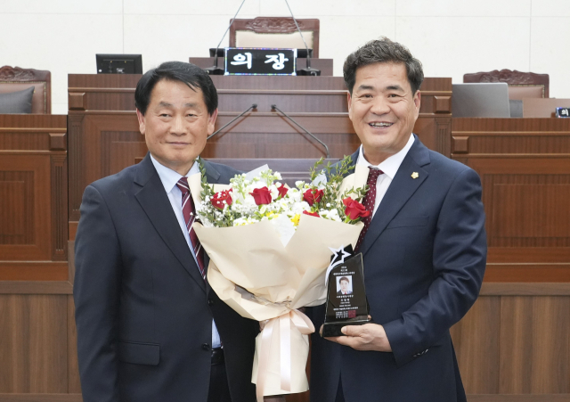 안동시의회 우창하 의원, '사회공헌봉사대상' 수상 