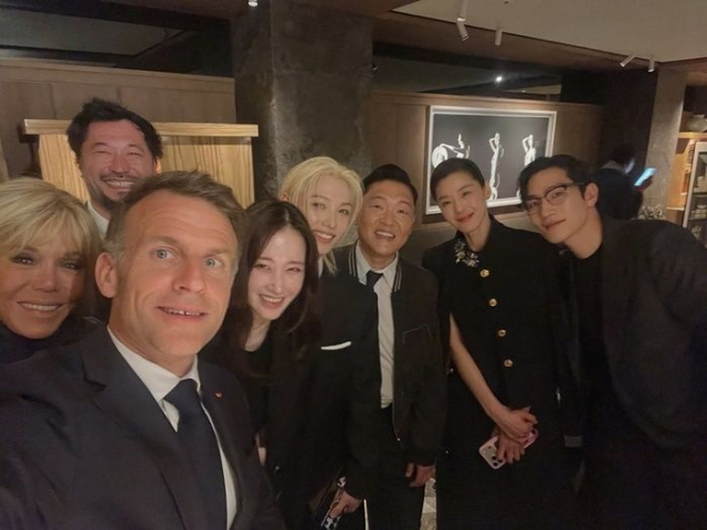 마크롱 대통령 SNS.