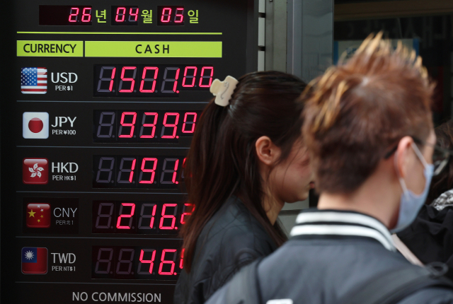 중동전 영향 외환 거래량 역대 최대, 보유고 대폭 하락