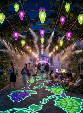 '더 시원하고 더 새롭게' 여름 축제로 변신한 김천포도축제