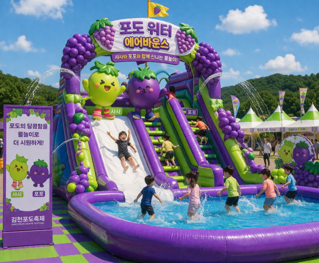 김천포도축제 모습. 김천시농업기술센터 제공