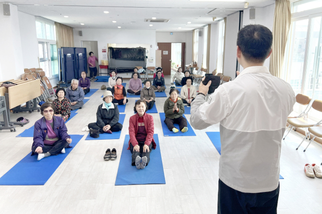 청송군보건의료원이 지역 어르신들의 건강 증진을 위해 운영 중인 