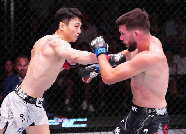 최두호의 UFC 경기 모습. UFC 제공