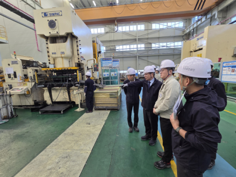 김현중 안전보건공단 이사장, 대구서부지사 방문 산재 예방 사업 검토