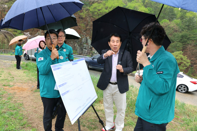 양산시, 해빙기 취약지 점검 나서