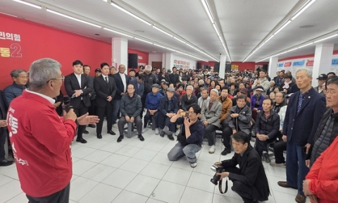 김학동 예천군수 예비후보, 형식 파괴 개소식…성과 중심 3선 도전 본격화