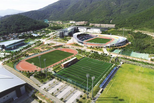 문경 국군체육부대 전경