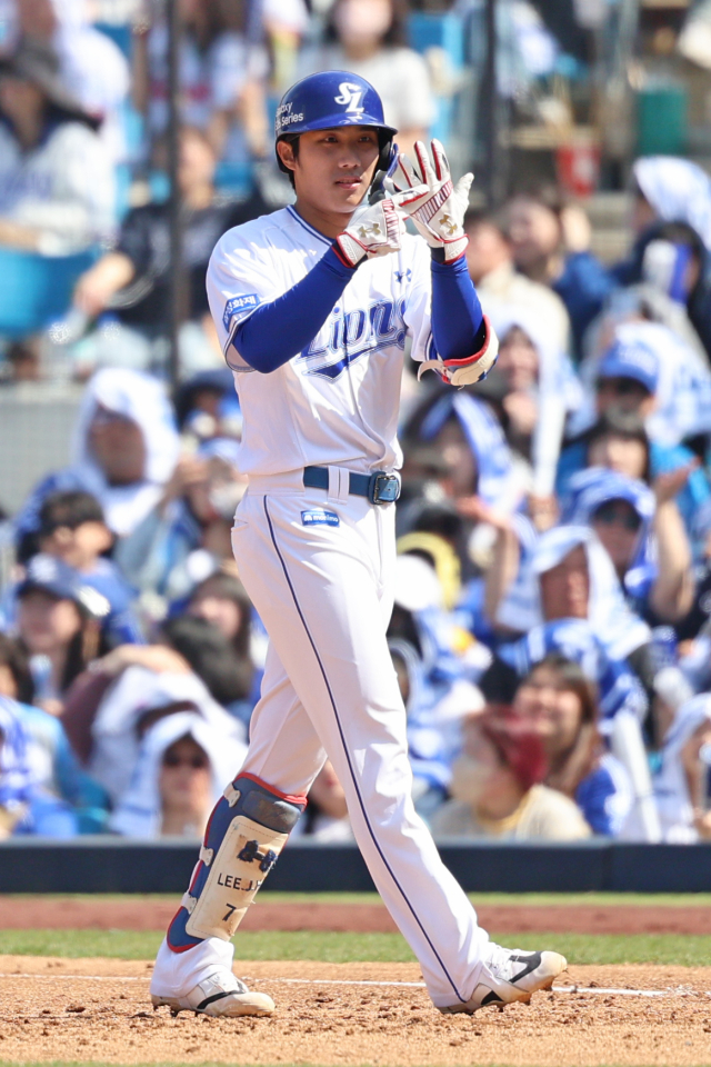 삼성 라이온즈의 이재현. 삼성 제공