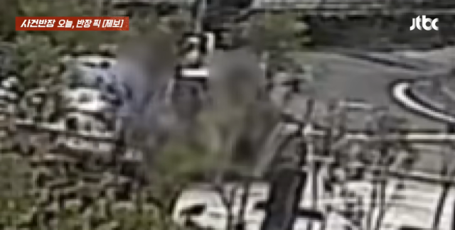 지난 10일 제주 한 가정집 주차장에 남녀가 몰래 들어와 애정행각을 벌인 것으로 알려졌다. JTBC 사건반장 캡쳐