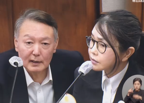 윤석열 전 대통령과 김건희 여사. MBC 보도화면 캡처