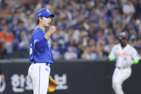 '신인 장찬희 역투' 삼성 라이온즈의 5연승과 단독 선두 견인