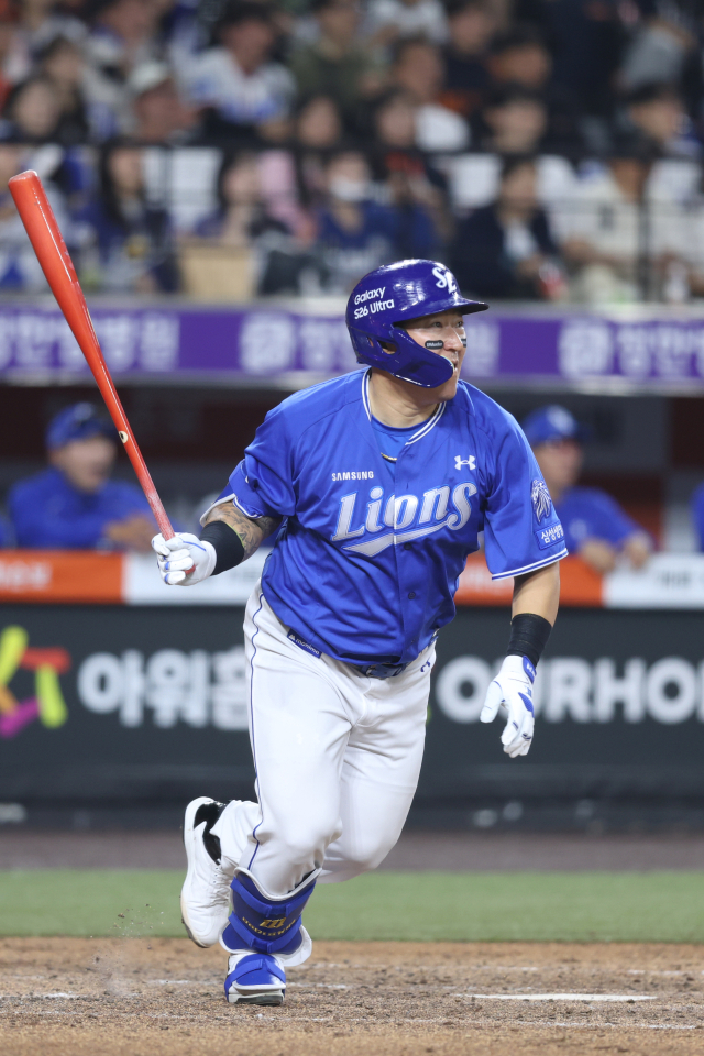 삼성 라이온즈의 최형우. 삼성 제공