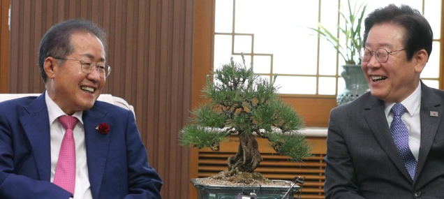 李 만난 홍준표 