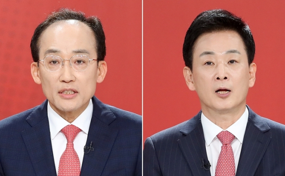 국힘 대구시장 후보 경선…추경호·유영하 2인 압축