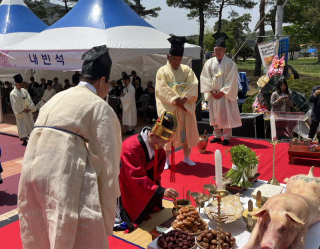 2025년 최무선 장군 추모제 모습. 영천시 제공