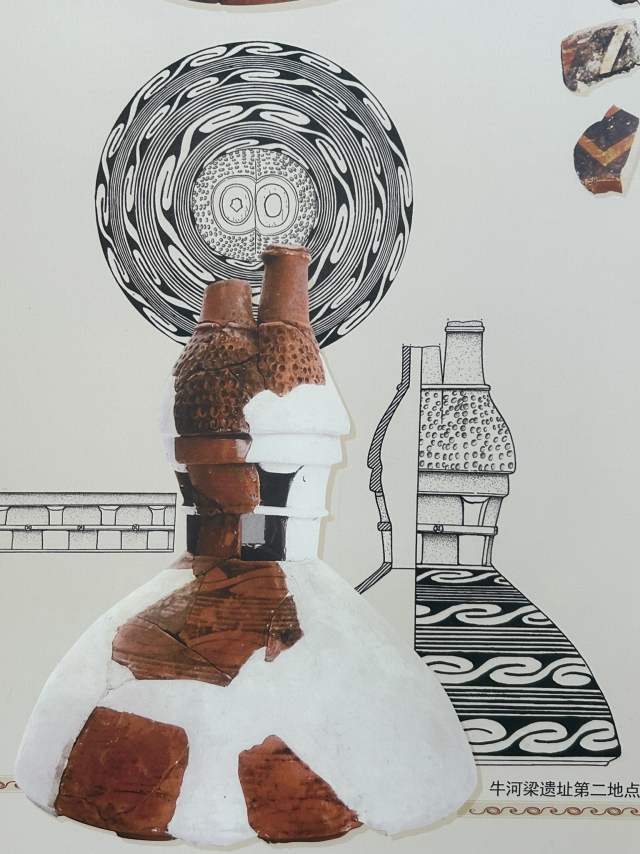 우하량에서 출토된 탑형기