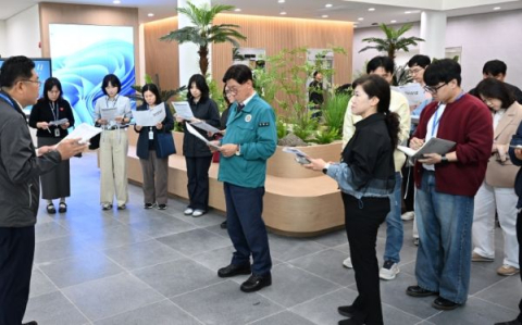 기장군, '일광교육행복타운' 개관 앞두고 현장 점검 나서