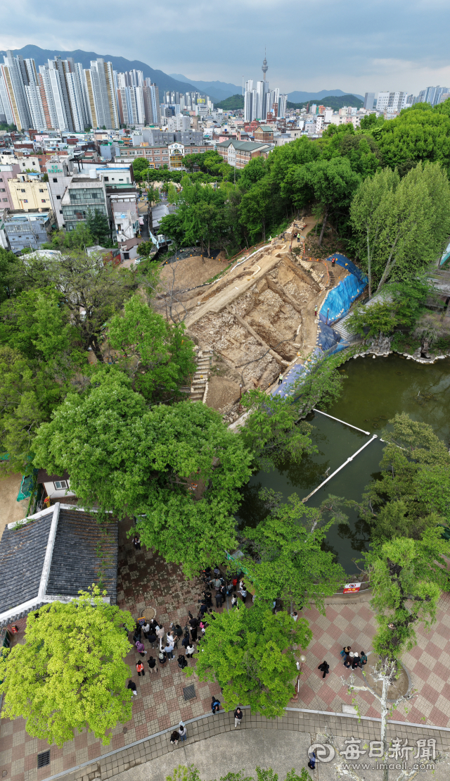 [포토뉴스] 대구 달성 성벽 유적 공개