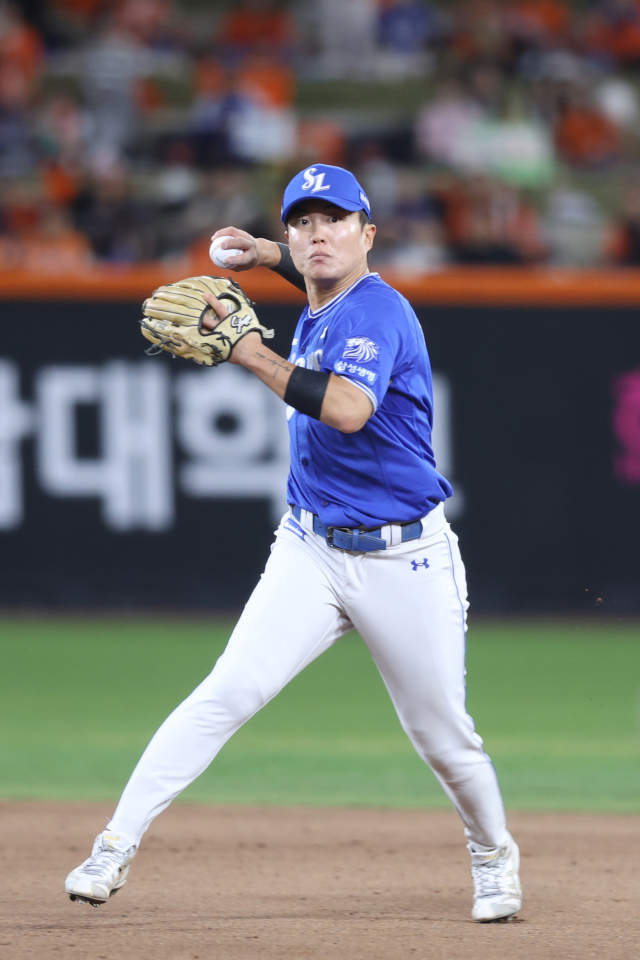 삼성 라이온즈의 류지혁. 삼성 제공