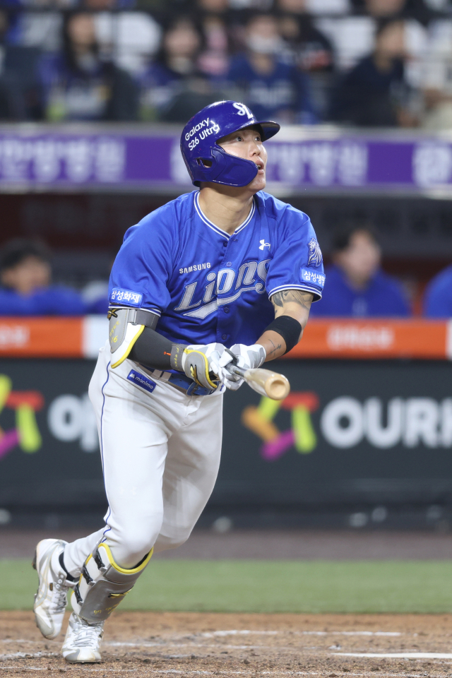삼성 라이온즈의 류지혁. 삼성 제공