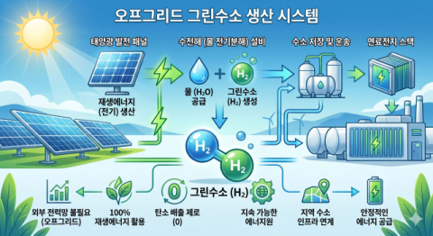 [다시 주목 받는 수소]김천 '그린수소' 만들어 수소버스 충전…삼성물산 '오프그리드'