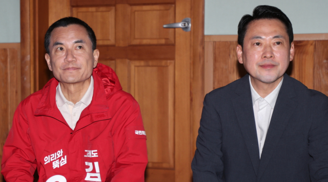 강원 찾은 장동혁 면전 대고…김진태 