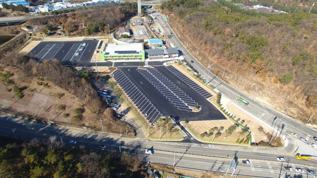 대구 북구청(청장 배광식)은 태전동 일원에 조성된 태전화물자동차 공영차고지를 오는 5월 11일부터 정식으로 운영한다고 밝혔다. 북구청 제공